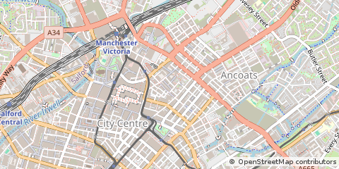 Map of Manchester