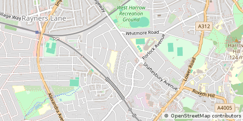 Map of Harrow