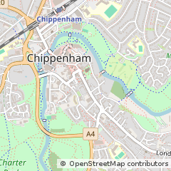 Map of Chippenham, Wiltshire