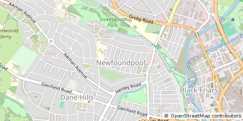 Map of Leicester