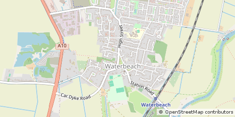 Map of Cambridge, Cambridgeshire