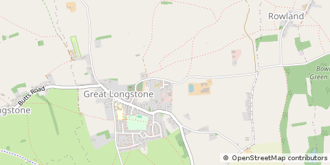 Map of Bakewell, Derbyshire