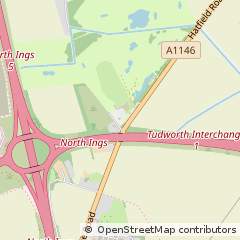 Map of Hatfield, Doncaster