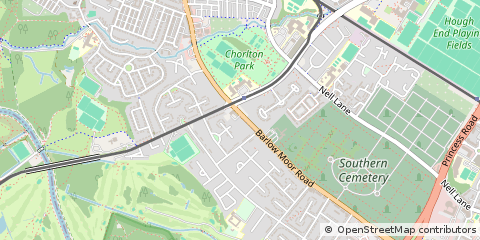 Map of Manchester