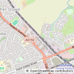 Map of Staffs, Staffordshire