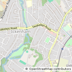 Map of Uxbridge
