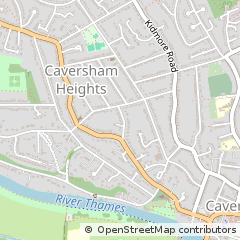 Map of Reading, Berkshire