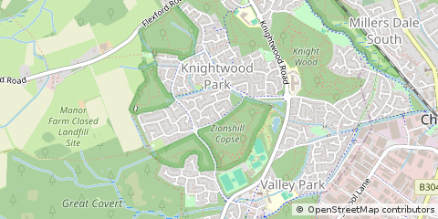Map of Eastleigh
