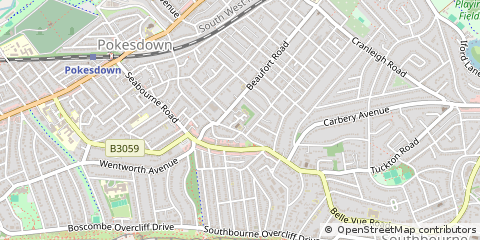 Map of Bournemouth