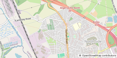 Map of Birtley, Tyne & Wear
