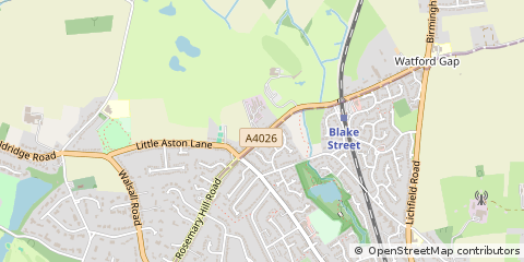 Map of Sutton Coldfield