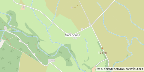 Map of Hexham, Northumberland