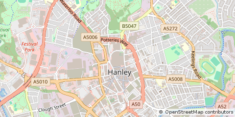 Map of Stoke-on-Trent