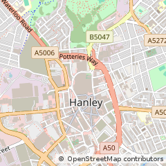 Map of Stoke-on-Trent