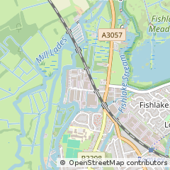 Map of Romsey, Hampshire