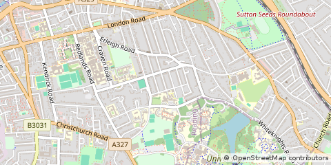 Map of Reading, Berkshire