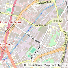 Map of Birmingham, West Midlands