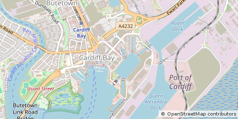 Map of Cardiff