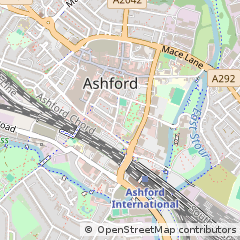 Map of Ashford, Kent