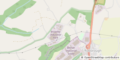 Map of Plymouth, Devon