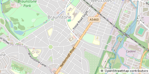Map of Leicester