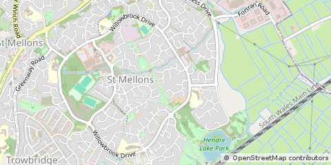 Map of Cardiff