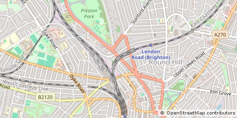 Map of Brighton