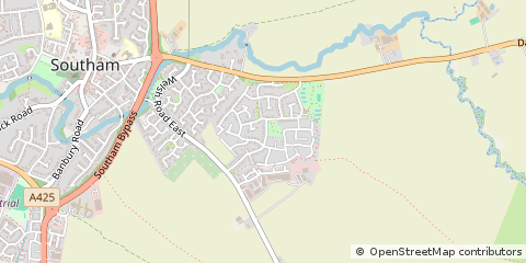 Map of Southam