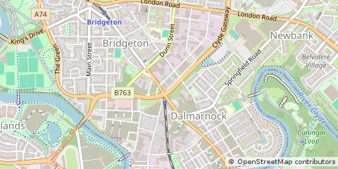 Map of Glasgow
