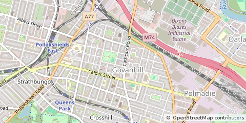 Map of Glasgow