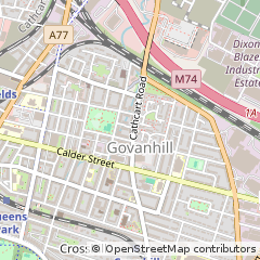 Map of Glasgow