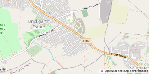 Map of Houghton LE Spring, Tyne and Wear