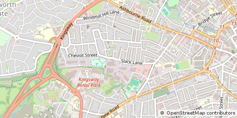 Map of Derby