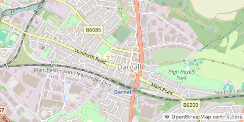 Map of Sheffield