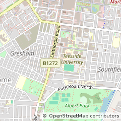 Map of Middlesbrough