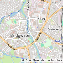 Map of Bridgwater, Somerset