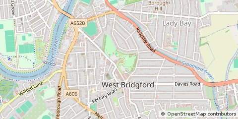 Map of Nottingham