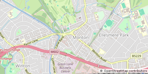 Map of Manchester