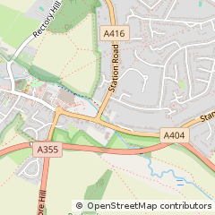 Map of Amersham, Buckinghamshire