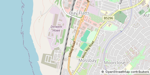 Map of Workington, Cumbria