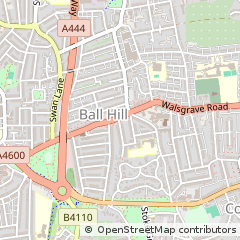 Map of Coventry, West Midlands