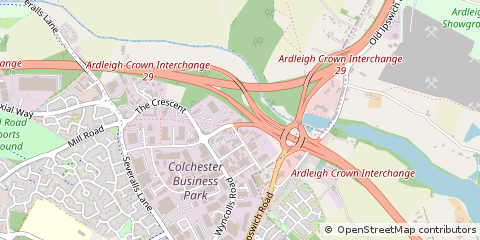 Map of Colchester