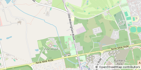 Map of Wokingham
