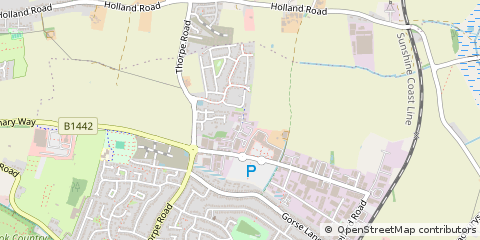 Map of Clacton-on-SEA, Essex