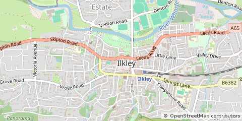 Map of Ilkley