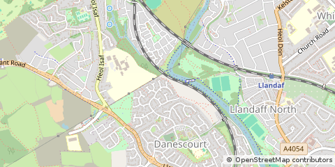Map of Cardiff