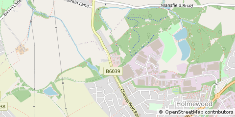Map of Chesterfield