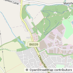 Map of Chesterfield