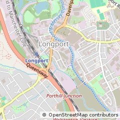 Map of Stoke-on-Trent, Staffordshire