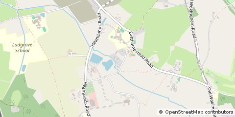Map of Wokingham, Berkshire